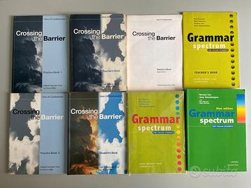 8 Libri Inglese mix Grammatica / Studio