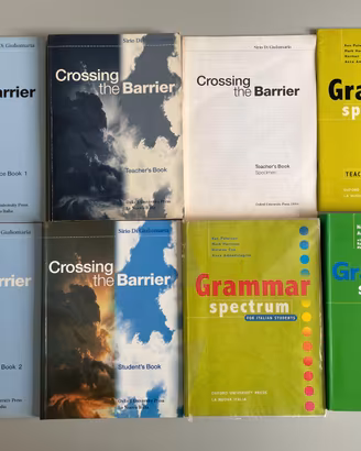 8 Libri Inglese mix Grammatica / Studio