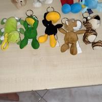 portachiavi peluche misti e pupazzetti vari
