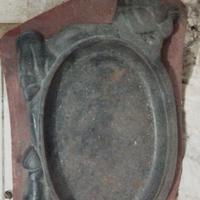 Bistecchiera in ghisa vintage a toro