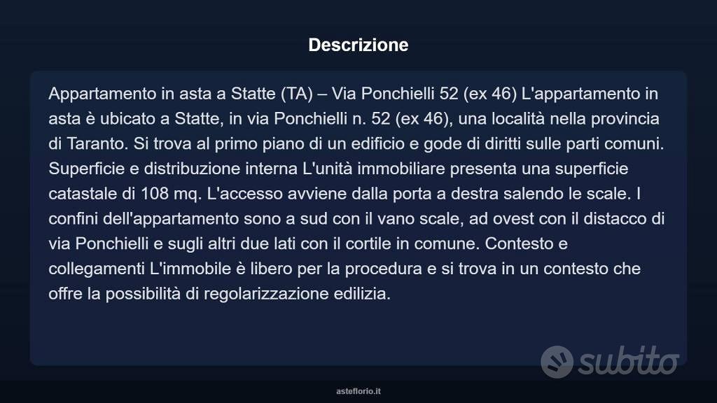 Appartamento – TA - Vista 3