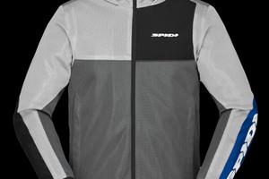 GIACCA SPIDI HOODIE NET ESTIVA GRIGIO/BLU