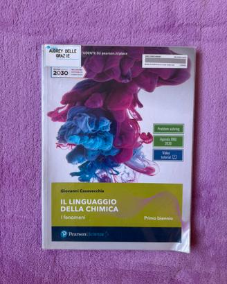 il linguaggio della chimica, primo biennio