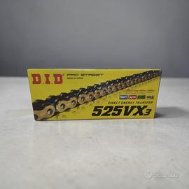 CATENA DI TRASMISSIONE MOTO DID 525VX3 GOLD