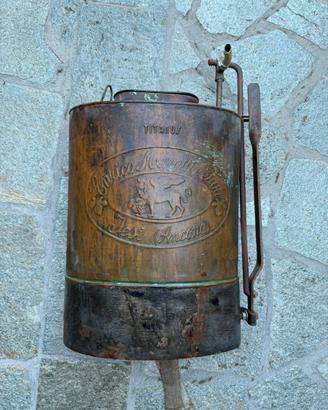 pompa irroratrice a zaino d'epoca