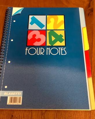 Blocco Blasetti Four Notes