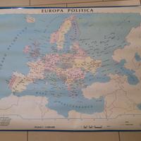 Carta geografica dell'Europa in grande formato