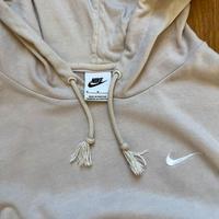 Felpa con cappuccio crop Nike tgl M crema