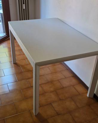 Tavolo allungabile bianco – 130/185 x 85 cm