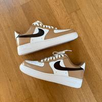 Nike Air Force 1 Custom “Beige & brown” n° 42,5