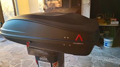 box auto da tetto con attacchi Mercedes e Fiat 