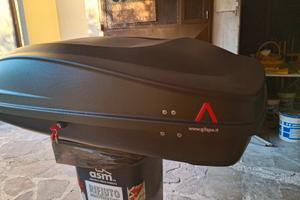 box auto da tetto con attacchi Mercedes e Fiat 