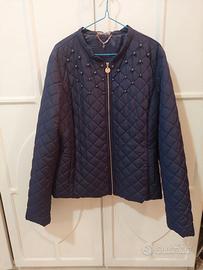 Piumino leggero  Liujo con perle blu notte tg.46 L