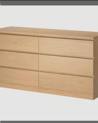 Cassettiera Ikea malm usata