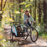 Carrozza passeggio bambini e animali per bici