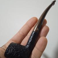 pipa leggera Rusticata Nera dritta Vintage 