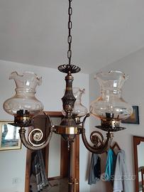 lampadario anni 80 originale