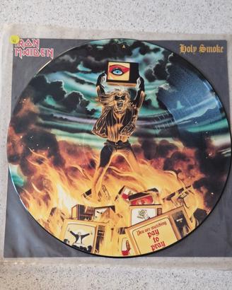 Iron Maiden Picture Disc - Holy Smoke - 45 giri