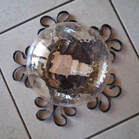 Lampada ferro battuto
