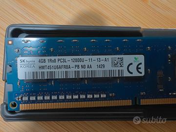 RAM 4GB DDR3L Desktop 1600MHz