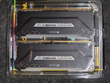 DDR4 CORSAIR VENGEANCE RGB 16GB (2X8) CL16 3200Mhz