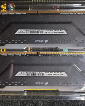 DDR4 CORSAIR VENGEANCE RGB 16GB (2X8) CL16 3200Mhz