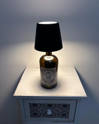 Lampada con bottiglia gin Monkey 47 LED wireless