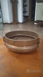 vaso in rame ovale