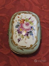 Scatola portagioie vintage porcellana Limoges