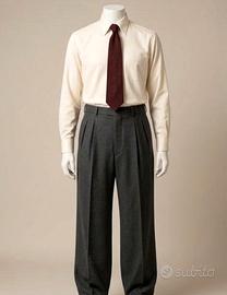 Pantalone Sartoriali fresco Lana Uomo 