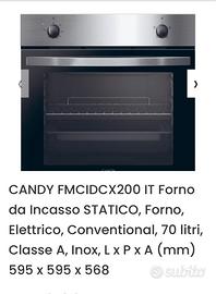 Forno Candy nuovo ancora imballato