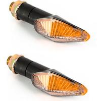 FRECCE LED LAMPEGGIANTI MOTO CLI7049 ARANCIO OMOLO