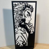 Quadretto Demon Slayer - Kyojuro Rengoku