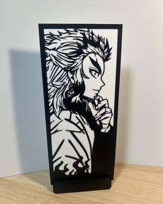 Quadretto Demon Slayer - Kyojuro Rengoku