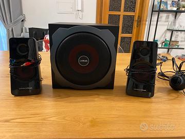 Trust Tytan Set Altoparlanti 2.1 con Subwoofer,