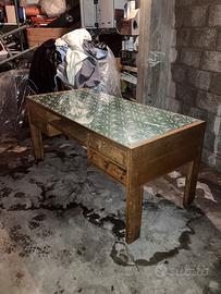 Scrivania Cattedra anni 70