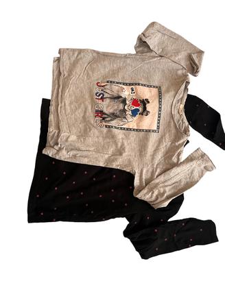 Set 2 maglie maniche lunghe
