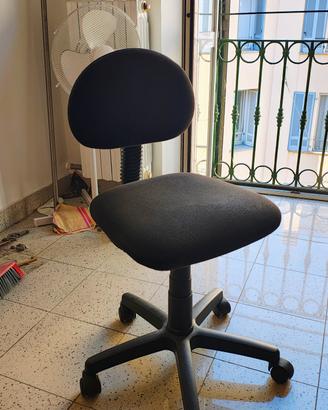 sedia studio ufficio con rotelle