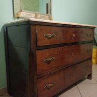 cassettiera top marmo