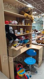 Codice: 8636 SCRIVANIA ANGOLARE CON LIBRERIA SOPR