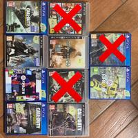 Lotto unico di giochi ps3 e ps4