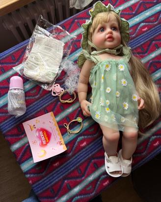 Bambola Reborn Full Body 49cm - Nuova con Accessor