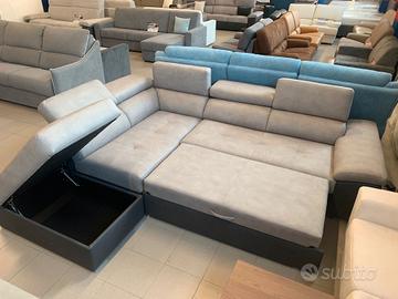 divano letto con penisola nuovo ancora imballato