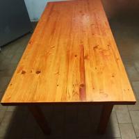 TAVOLO DI PURO LEGNO MASSELLO NOBILE NUOVISSIMO