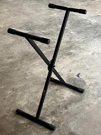 Supporto per tastiera / mixer altezza regolabile