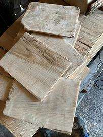 Porta menù in castagno