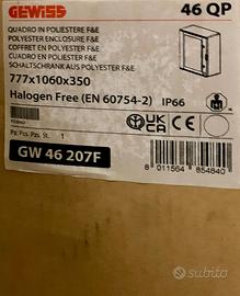 Quadro elettrico stagno in vetroresina  Gewiss