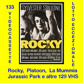 VIDEOCASSETTE VHS LOTTO  133 PEZZI