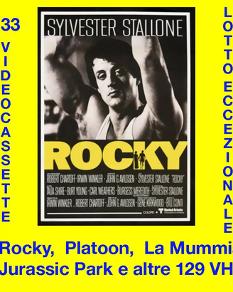 VIDEOCASSETTE VHS LOTTO  133 PEZZI