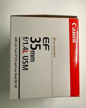 Canon EF 35mm 1.4 L - USM